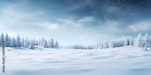 Frosty Winter Scenery,AI Generative 
