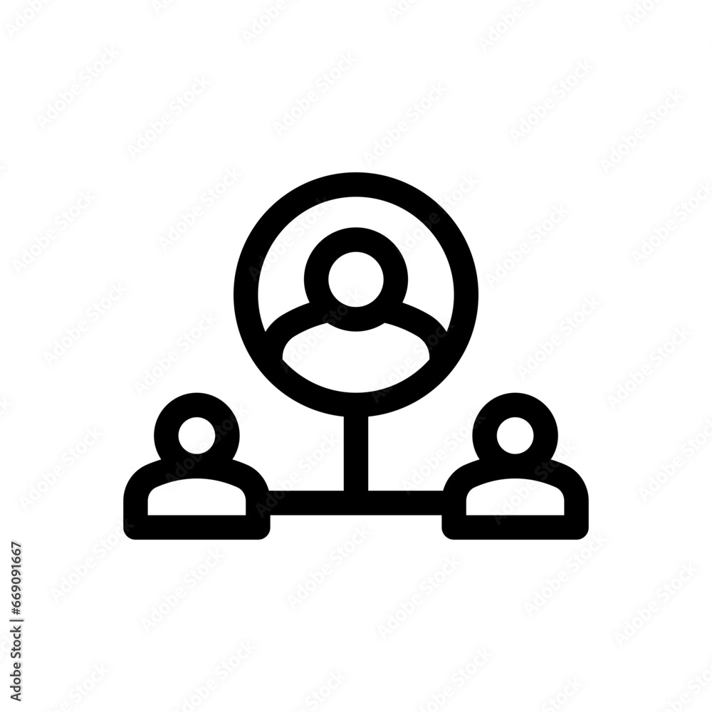 delegate line icon delegate line icon