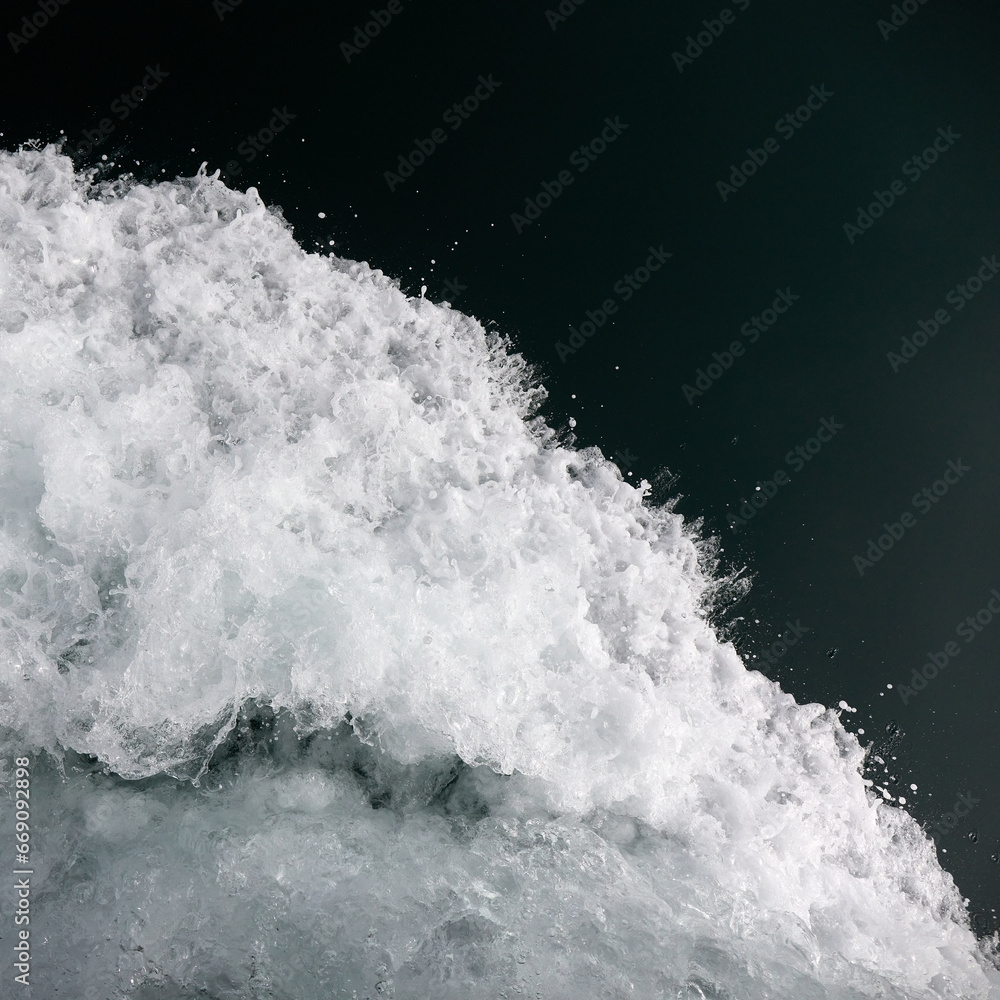 Wave forming in front of a ship. Beautiful whitewater. Wave forming in front of a ship. Beautiful whitewater.