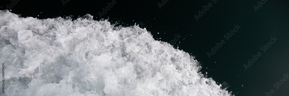 Wave forming in front of a ship. Beautiful whitewater. Wave forming in front of a ship. Beautiful whitewater.