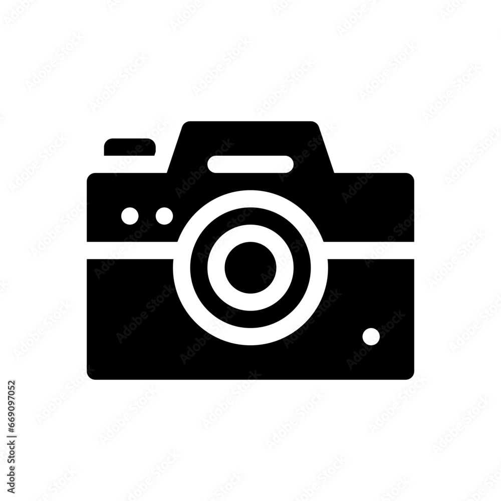photo glyph icon