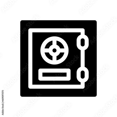safebox glyph icon