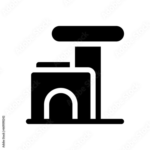 scratching glyph icon