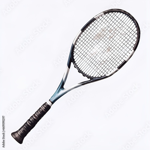 tennis racket transparent ai generative