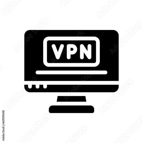 vpn glyph icon