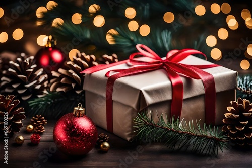 christmas tree with gift boxes © Zoraiz