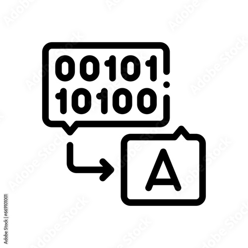 code language line icon