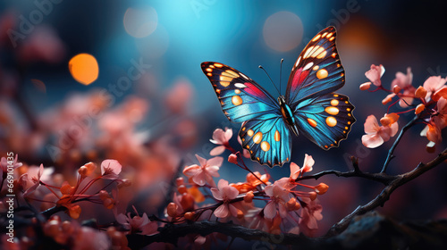 Butterfly Bliss: Wallpaper Inspiration - Generative AI © FagegCreative