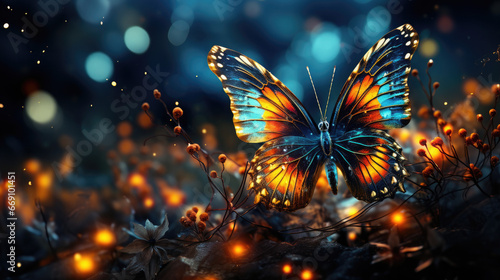 Butterfly Dreams: Natural Wallpaper - Generative AI © FagegCreative