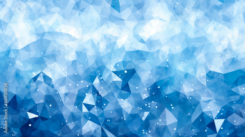 Frosty Winter Abstract Background