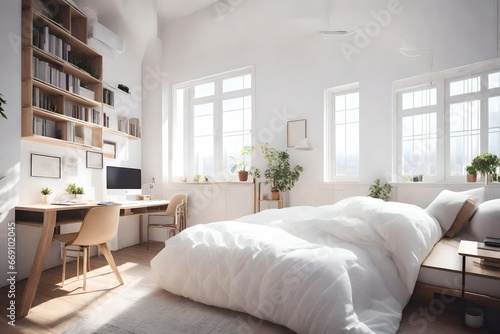 beautiful white bedroom