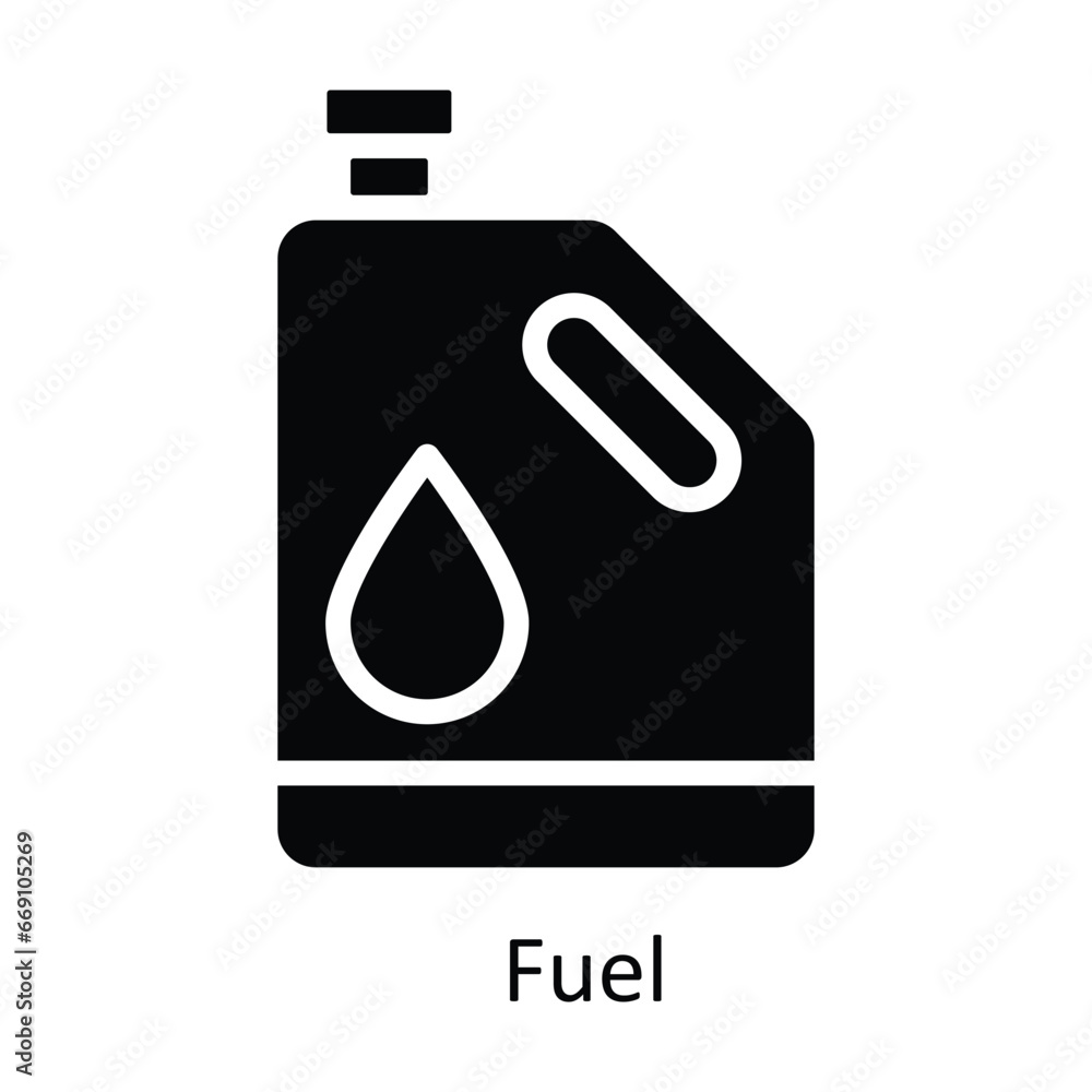Fuel vector Solid Design illustration. Symbol on White background EPS 10 File Fuel vector Solid Design illustration. Symbol on White background EPS 10 File