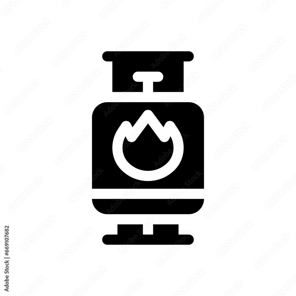 gas glyph icon