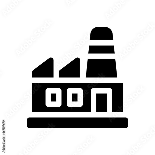 factory glyph icon