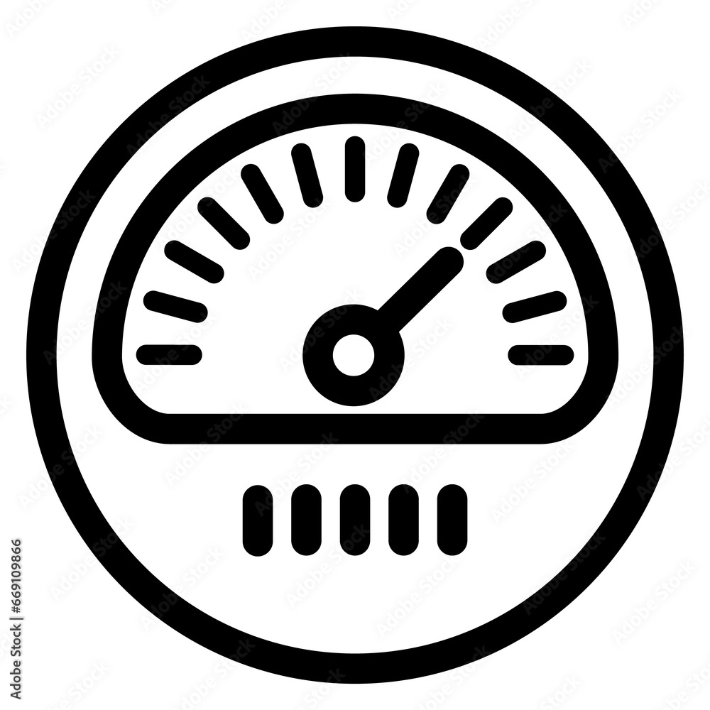Car speed gauge. Tachometer icon. Linear speedometer Car speed gauge. Tachometer icon. Linear speedometer