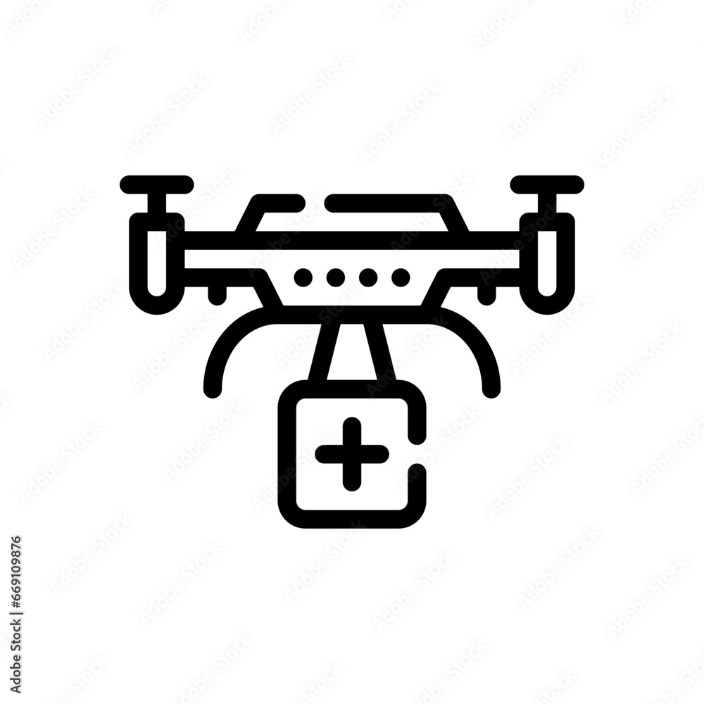 drone line icon