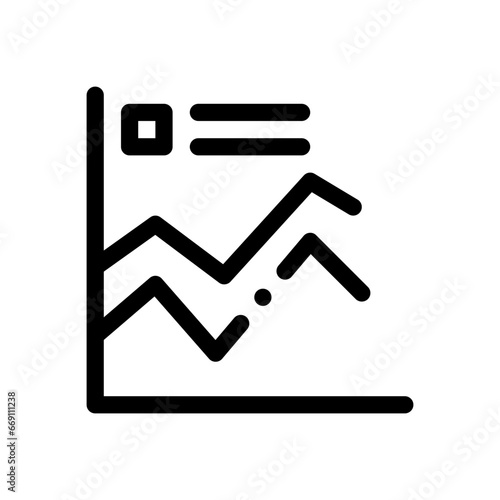 analytics line icon