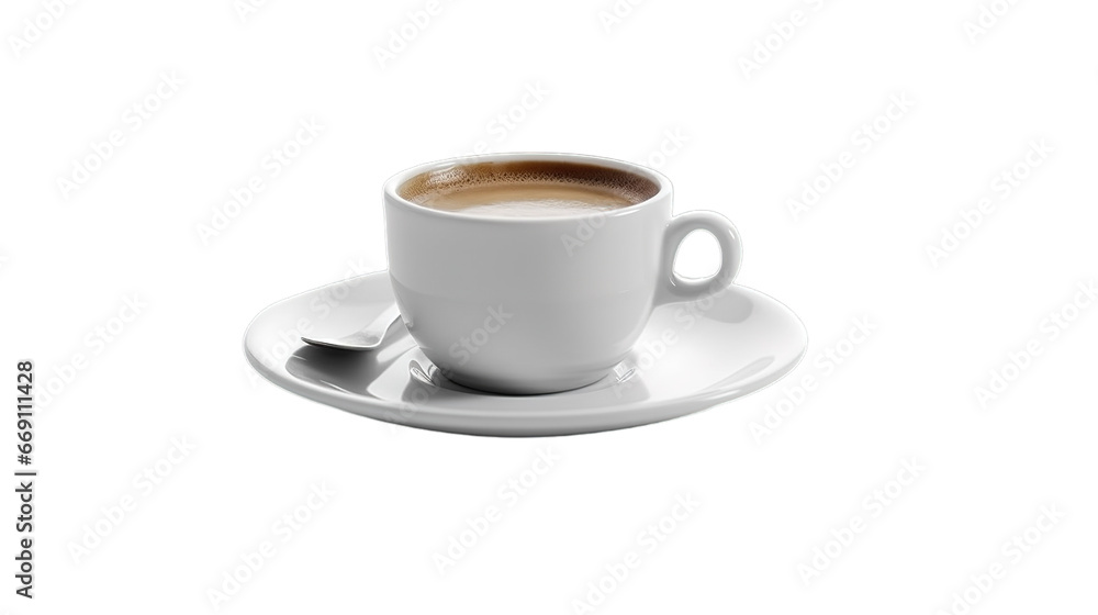 Coffee Cup isolated on transparent background, Generative ai. Coffee Cup isolated on transparent background, Generative ai.