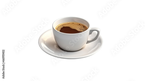 Coffee Cup isolated on transparent background, Generative ai.