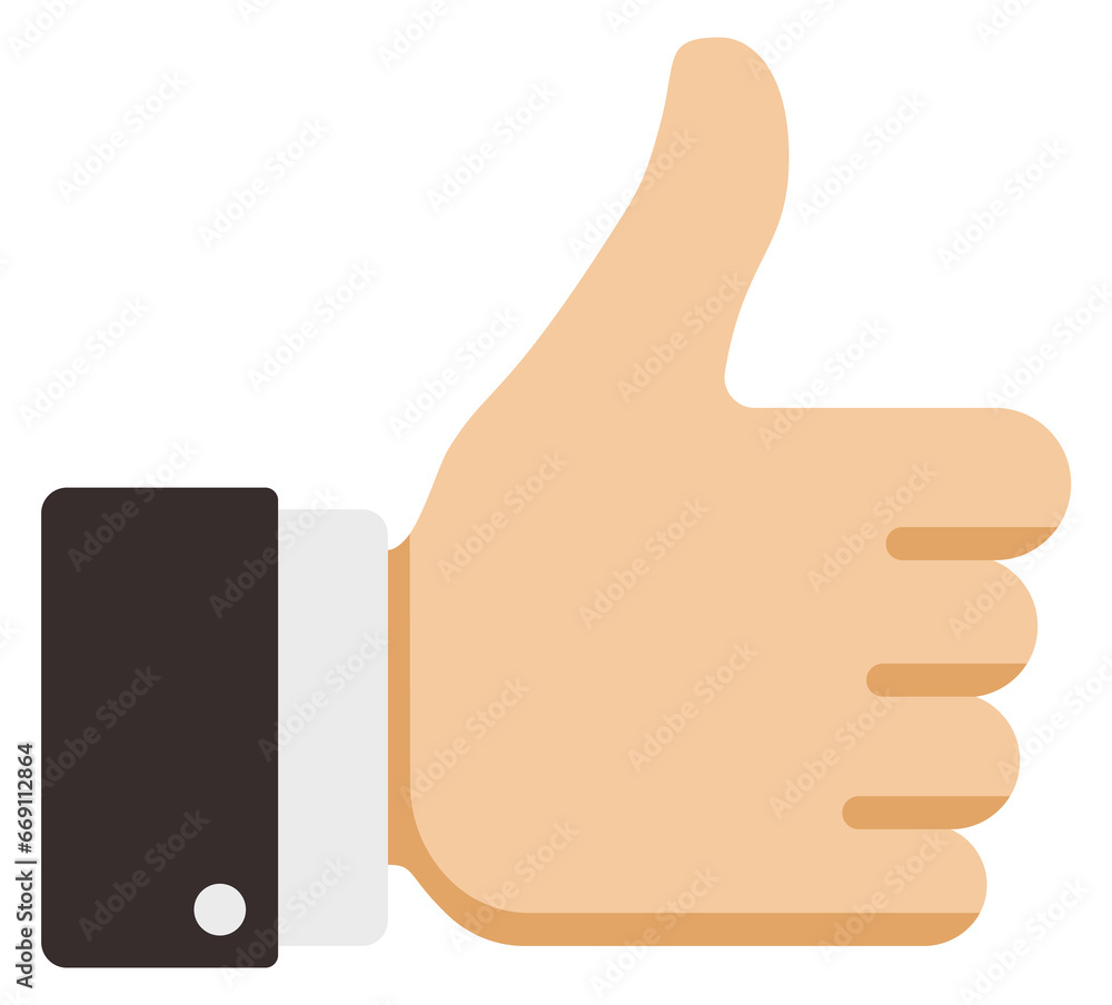 Thumb up color icon. Like symbol. Approval sign Thumb up color icon. Like symbol. Approval sign