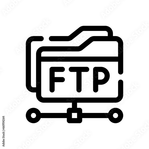 ftp line icon