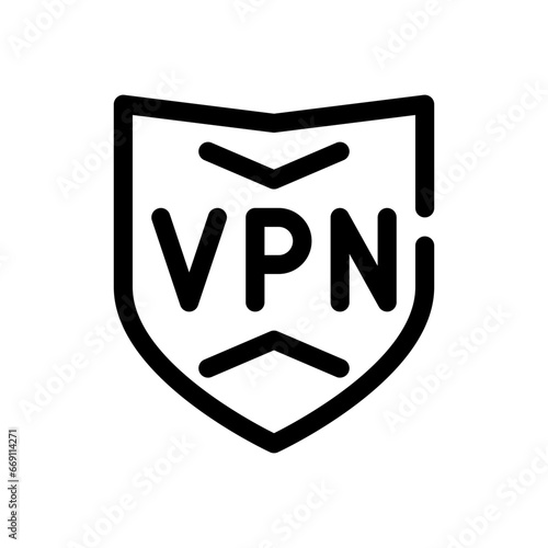 vpn line icon