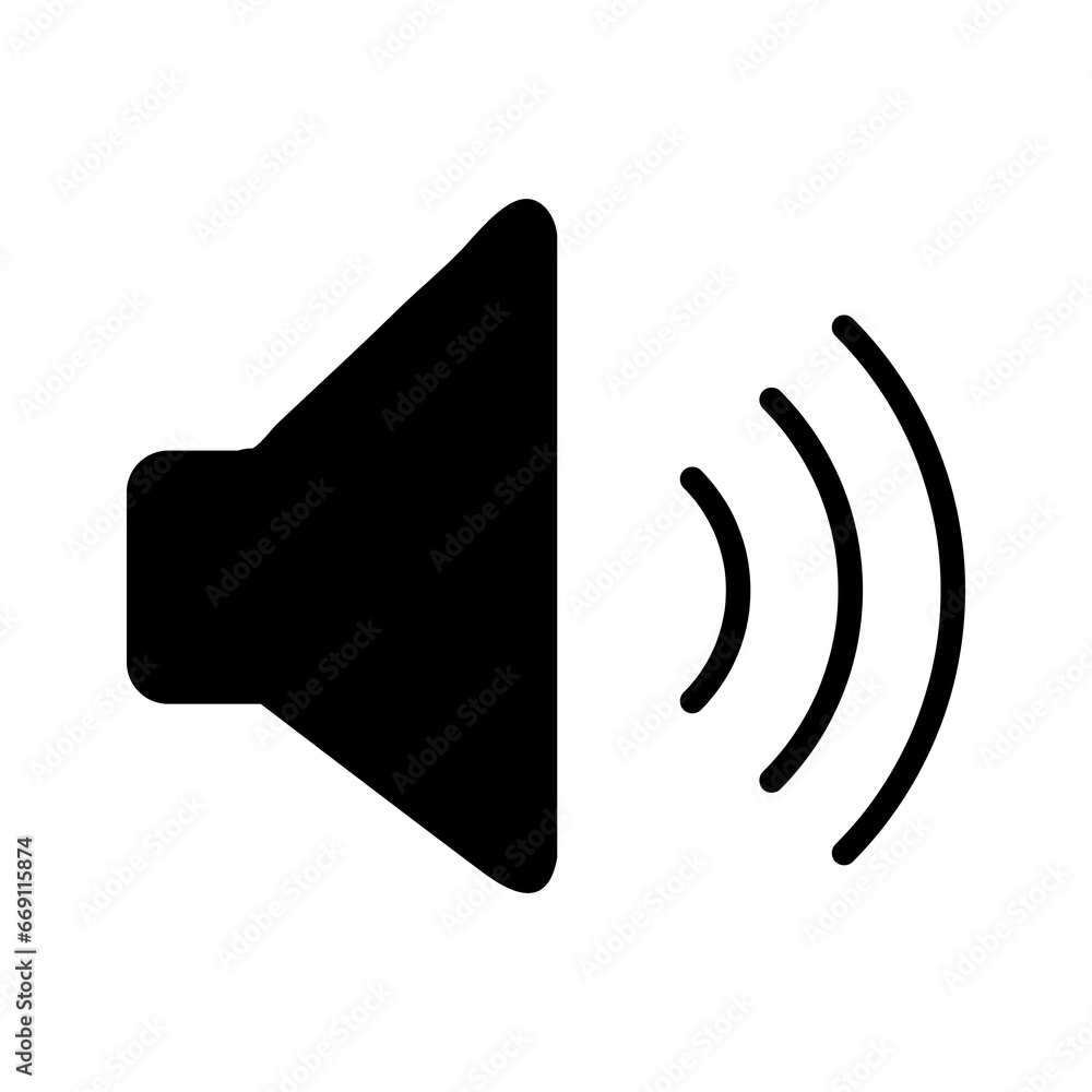 Sound icon, speaker icon. Sound vector icon, music volume icon flat trendy style illustration on white background..eps Sound icon, speaker icon. Sound vector icon, music volume icon flat trendy style illustration on white background..eps