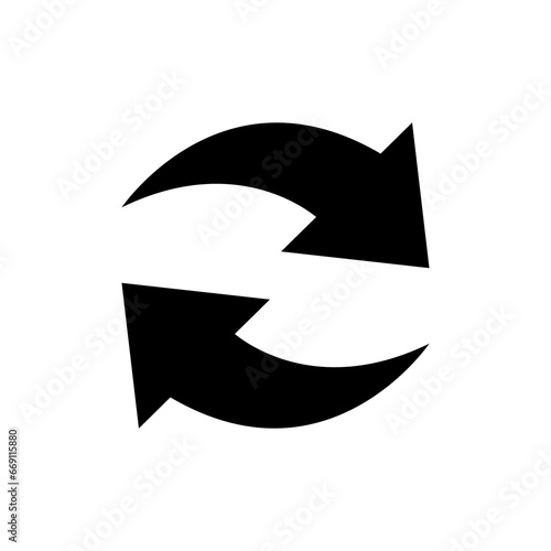 Arrow, refresh, update icon.flat trendy style flat illustration on white background..eps