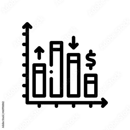 losses line icon