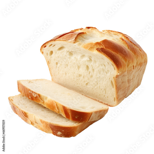 Freshly Sliced White Bread