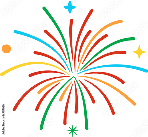 fireworks clipart