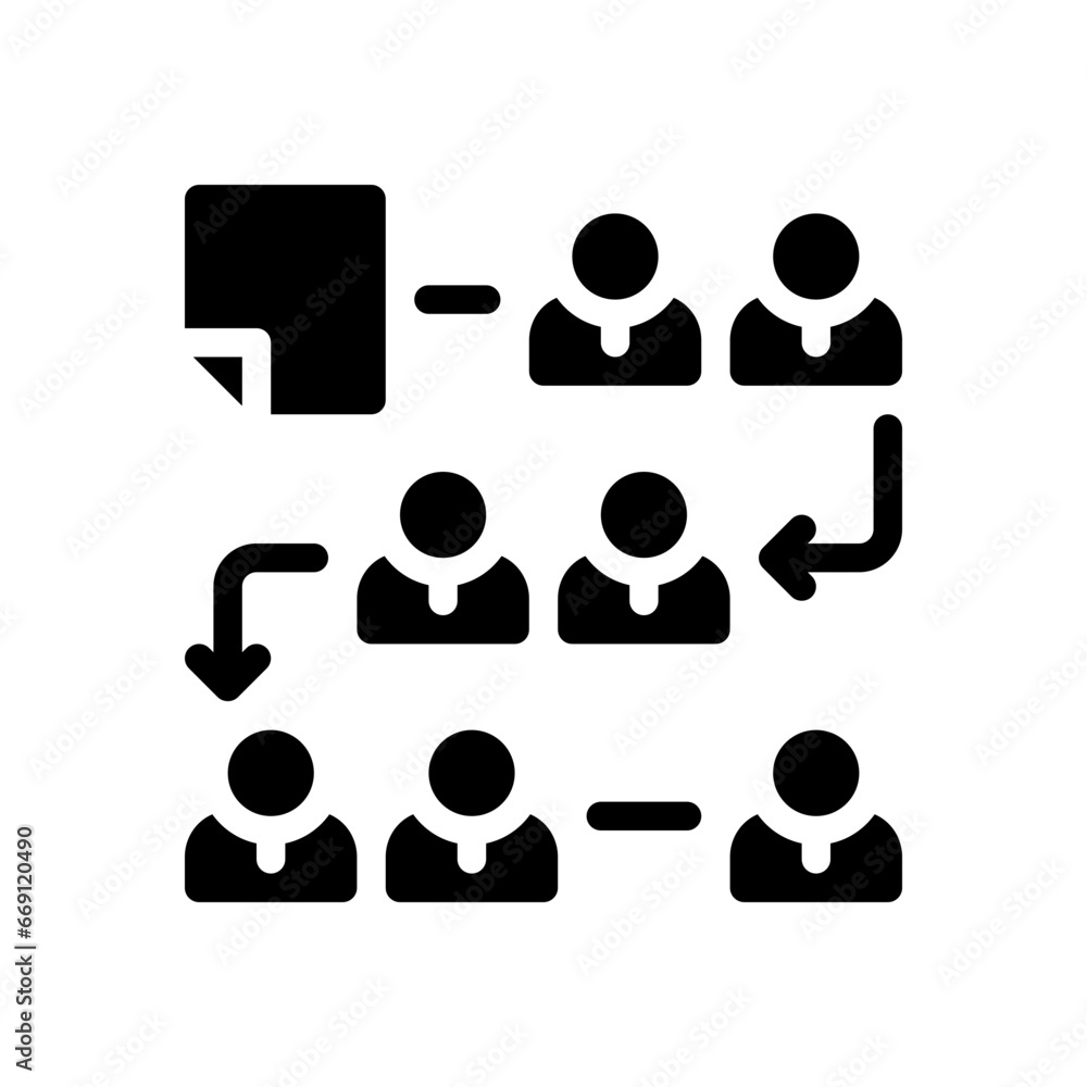 bureaucracy glyph icon bureaucracy glyph icon