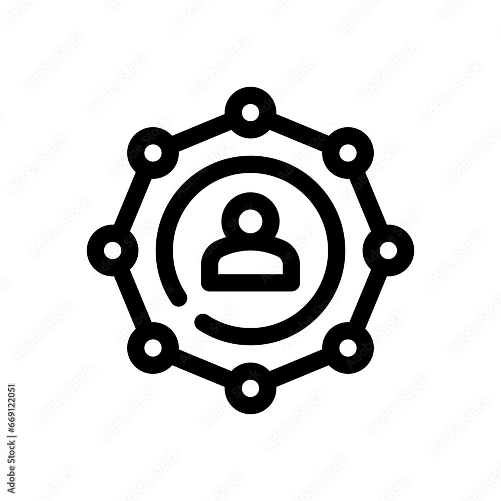 team leader line icon team leader line icon