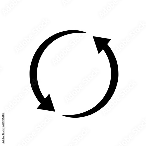 reload icon with simple design