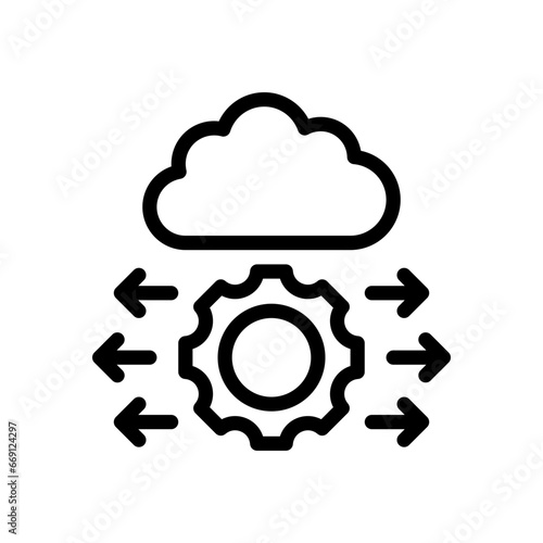 elastic line icon