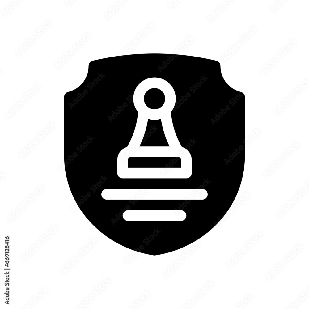 insurance glyph icon