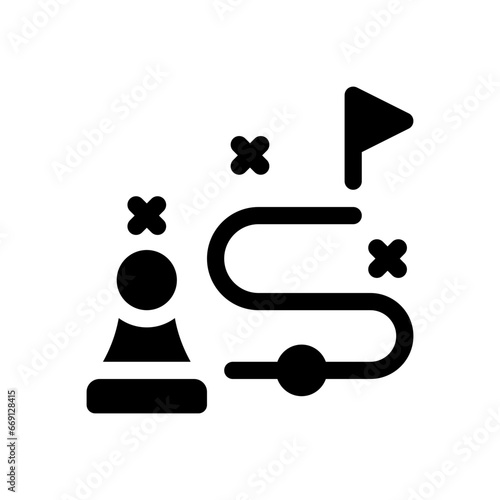 goal glyph icon