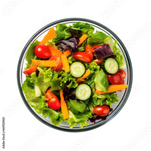 Fresh Garden Salad with Colorful Veggies