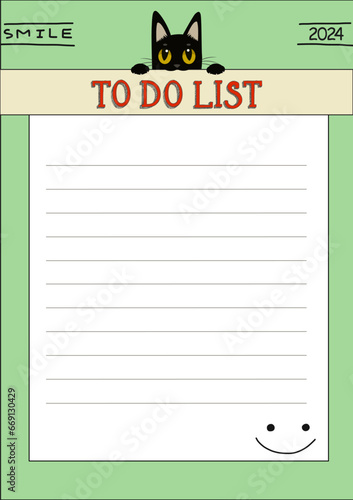 2024 cat daily to do list