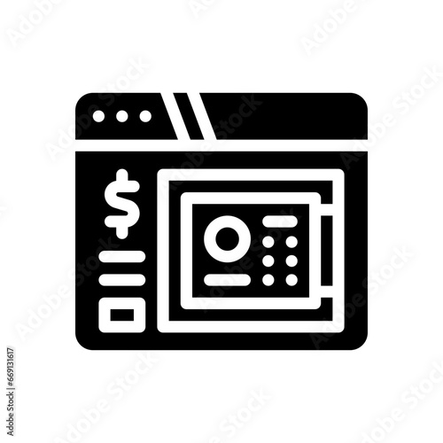 safebox glyph icon