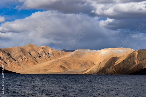 lake in the mountains Pangong Tso
