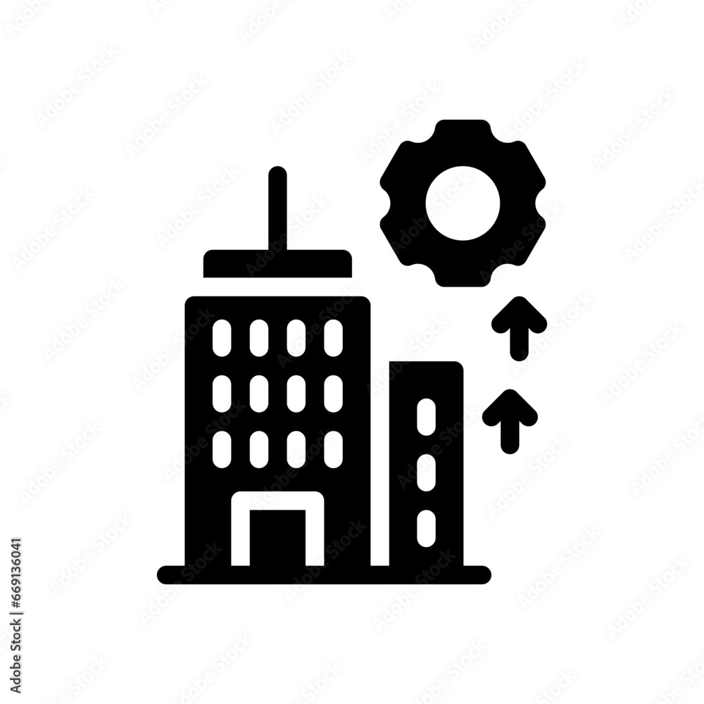 growth glyph icon growth glyph icon