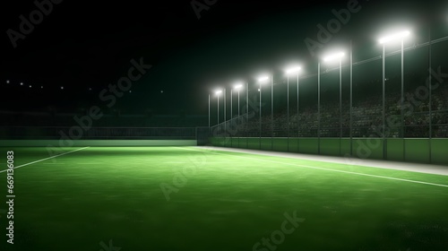 cricket stadium background ai generative