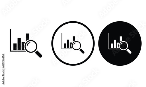 icon search stock black outline for web site design 
and mobile dark mode apps 
Vector illustration on a white background