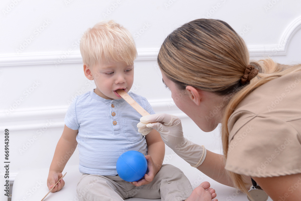 Toddler at a Check-Up Child Doctor Pediatrician Toddler at a Check-Up Child Doctor Pediatrician