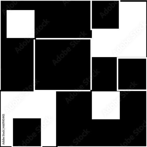 black and white pattern vector graphics for design 