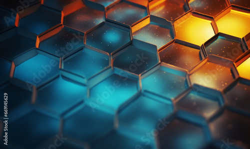 hexagon abstract background