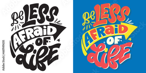 Cute funny hand drawn doodle lettering. T-shirt design, mug print.