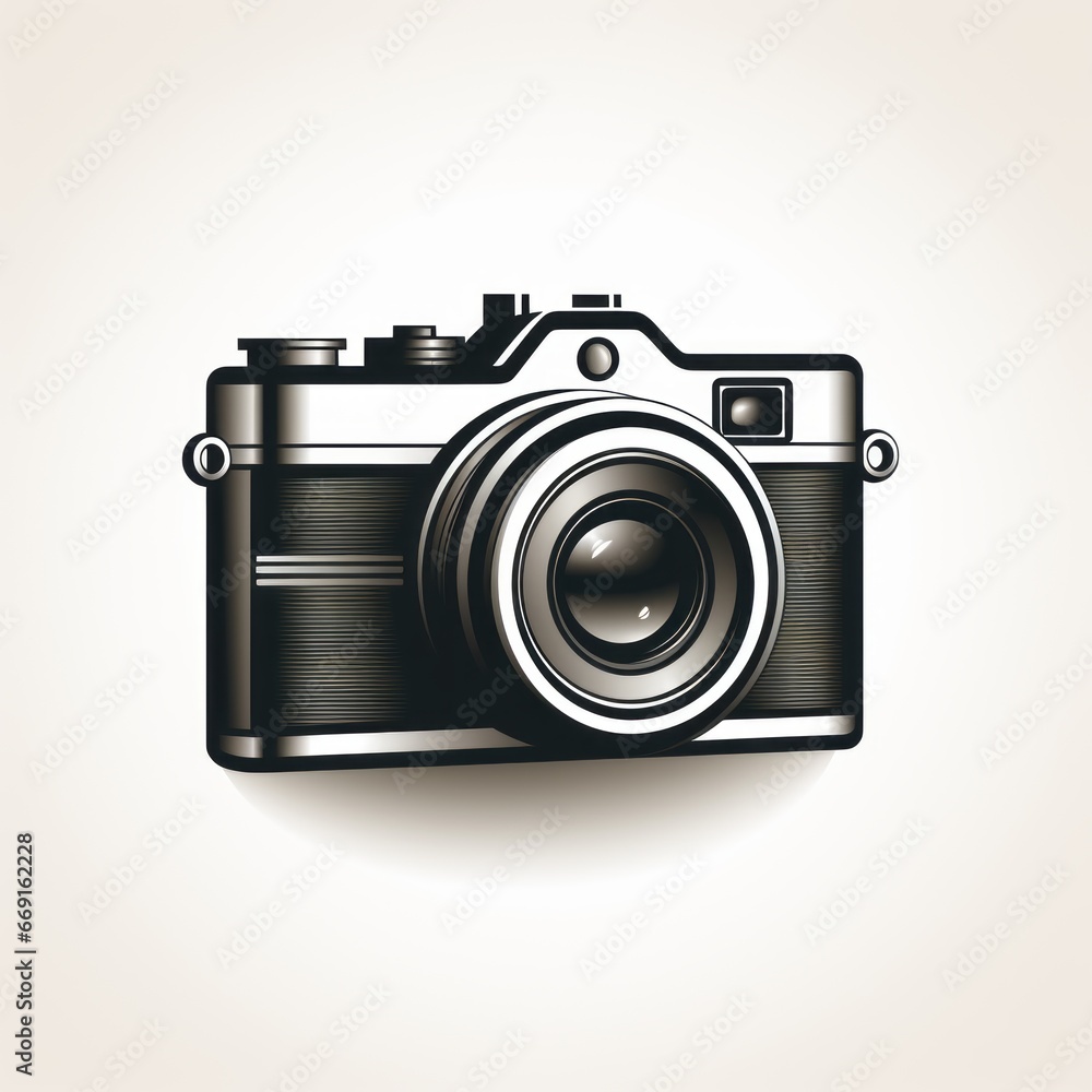 minimalistic camera illustration minimalistic camera illustration