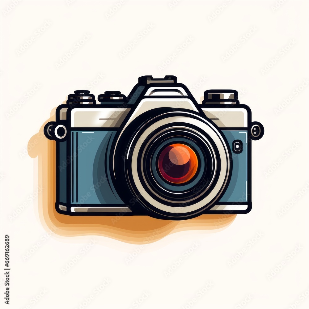 minimalistic film camera icon